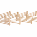 Wooden Fence & Gate Field Farm - Scale 1:24 - Kids Globe V050226 NEW
