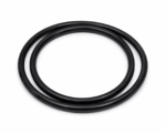 Linic Products UK Made Bag/Purse Handles, Plastic Round Black 1 Pair 15cm. S7796