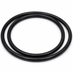 Linic Products UK Made Bag/Purse Handles, Plastic Round Black 1 Pair 15cm. S7796