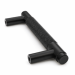 Kitchen Cabinet Handles JR Knurled Knob Cupboard Drawer Handle Knurl Black Gold