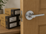 5 x Premium Collection Europa Chrome Plated Door Latch Handles - Unused/Boxed - Image 2