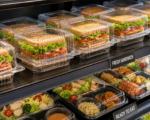 MT Products Clear Plastic Hinged Loaf Containers 8" x 4" x 3.85" - Pack of 20 - Image 2