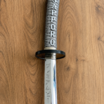 SAPPORO BEER STEEL SAMURAI SWORD DRAFT BEER TAP HANDLE. TOYKO, JAPAN.