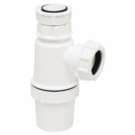 TELESCOPIC BOTTLE TRAP WHITE 40MM