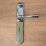Vintage Collection Coach House Door Lever Handles French design Polished Chrome