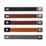 Real Leather strap handle for Vintage Moore and Wright tool chest nickel clasps.
