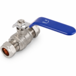 22mm Lever Ball Valve (Blue Lever)