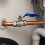 22mm Lever Ball Valve (Blue Lever) - Image 2