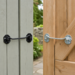 Cabin Hook Eye Heavy Duty Gate Shed Door Latch Catch 4", 6", 8" in Black BZP - Image 2