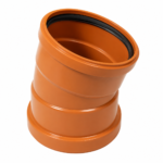 PUSH-FIT 15° DOUBLE SOCKET BEND 160MM