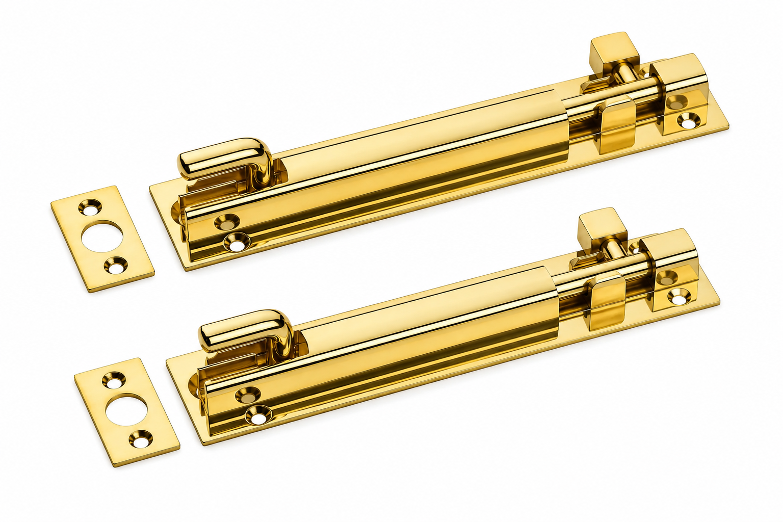 aaaaaaaa Necked Cranked Barrel Bolt Crank Security Sliding Shoot Door Gate Bathroom Bolts - Image 1
