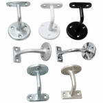 Handrail Bannister Support Stair Rail Bracket Wall Mounted Steel & Aluminium