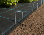 J Pins Galvanised Steel Ground Peg 200x40x6mm for Field Stock Garden Mesh Fences - Image 2