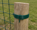 Galvanised Tension Line Wire Green PVC Coated 30m Garden Fencing Mesh Netting - Image 2