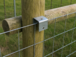 Fence Panel Clip Trellis Bracket Galvanised 45mm and 55mm - Image 2