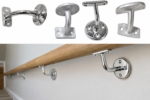Handrail Bannister Support Stair Rail Bracket Wall Mounted Steel & Aluminium - Image 2