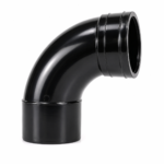 110mm Solvent Soil 92.5 Degree Single Socket Bend - Black