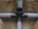 92.5 Degree 4 Way Branch Pipe Black Soil Ring Seal - Image 2