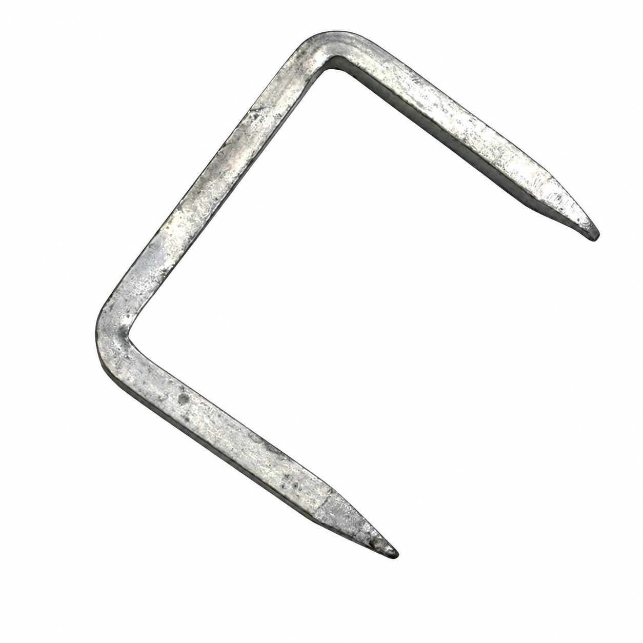 +dsf Gate Catch to Drive 'D' Staple Heavy Duty Galvanised 4" to suit Auto Gate Catch - Image 1