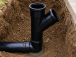 Double Socket 135 Deg 110mm Pushfit fittings - Image 2