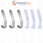 Coat Hooks Wall Mounted Double Hooks
