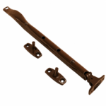 Window Casement Stay 10 inch Brown Wooden Frame Casement Arm Stay Latch Catch