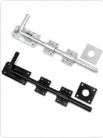 Garage Gate Drop Bolt Shed Barn Stable Sliding 12" 18" 24" Heavy Duty Black Galv