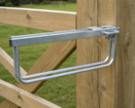 Heavy Duty Metal Gate Throw Over Loop 860mm 34" Field Farm Gate Lock Security - Image 2