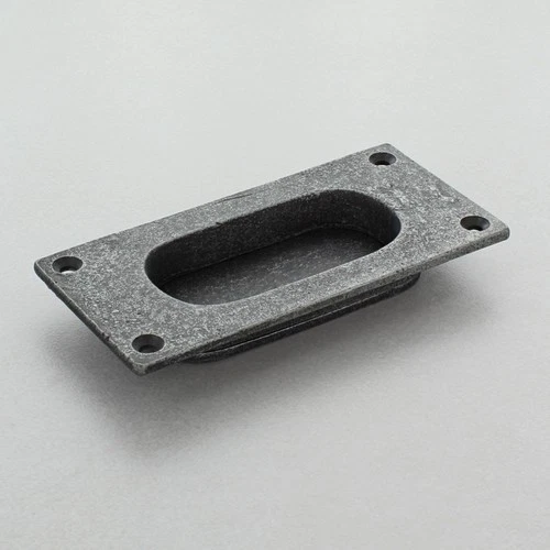 image Pewter Cup Handles Collection Classic Half-Round & Rectangular Recessed Drawer - Image 1