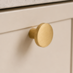 round brass knob daily use