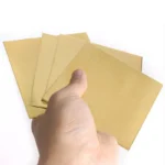 Brass sheet 0.5mm thick 300mm x 100mm - Image 2