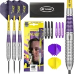 Darts Luke Littler Brass Steel Tip Darts Set – 22G Steel Tip Dart-the Nuke Play
