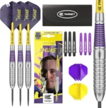 Darts Luke Littler Brass Steel Tip Darts Set – 22G Steel Tip Dart-the Nuke Play