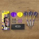 Darts Luke Littler Brass Steel Tip Darts Set – 22G Steel Tip Dart-the Nuke Play - Image 2