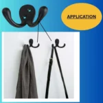 5x Coat Hooks Vintage Wall Mounted Cast Antique Retro Hook Door Robe Clothes - Image 4
