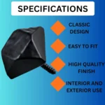 Door Studs 15mm 23mm Tudor Decorative Screws Cast Iron Black Studs - Pack of 5 - Image 4
