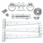 Side Gate Fixing Kit Ring Latch Brenton Bolt Tee Hinge 18" (3) Garden Gate BZP