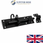 Brenton Pad Bolt Heavy Duty Gate Shed Door Black Galvanised BZP 4 6 8 10 Inch