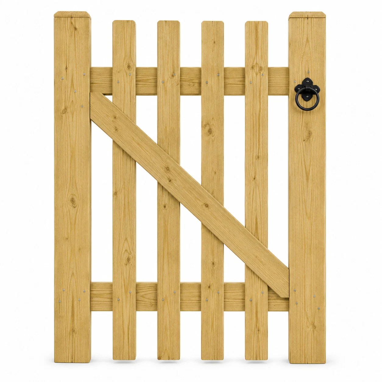 0 Pressure Treated Wooden Garden Side Gate Pedestrian Farm Fence Entrance Gate - Image 1