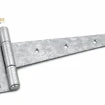 Heavy Duty Galvanised Tee Hinge Pair 12" 18" 24" Wooden Garden Gate Shed Door Wi