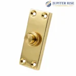 Door Bell Push Button Polished Brass Gold Front Door Press Button