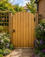Heavy Duty Feather Edge Garden Gate | Dome & Straight | Made to Measure UK