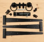 Heavy Duty Garden Gate Hinge & Hardware Set – Galvanised or Standard - Image 2