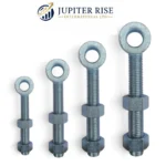 Adjustable Gate Eye Bolt Zinc Plated Heavy Duty 12mm 16mm 19mm 22mm with Nuts - Image 2