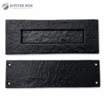 Cast Iron Letter Plate Antique Black 285x104mm Door Finger Push Plate - Image 2
