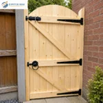 Side Gate Fixing Kit Ring Latch Brenton Bolt 3x 18" Tee Hinges Black - Image 2