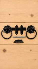 Heavy Duty Garden Gate Hinge & Hardware Set – Galvanised or Standard - Image 11