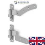 Hook and Band Hinges Heavy Duty Straight Cranked Adjustable Garden Shed Door - Image 11