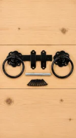 Heavy Duty Garden Gate Hinge & Hardware Set – Galvanised or Standard - Image 12