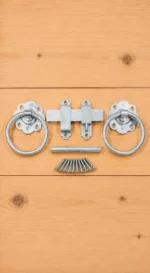 Heavy Duty Garden Gate Hinge & Hardware Set – Galvanised or Standard - Image 13
